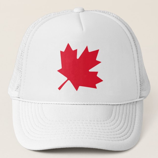 Canadian Maple Leaf Trucker Hat (Front)