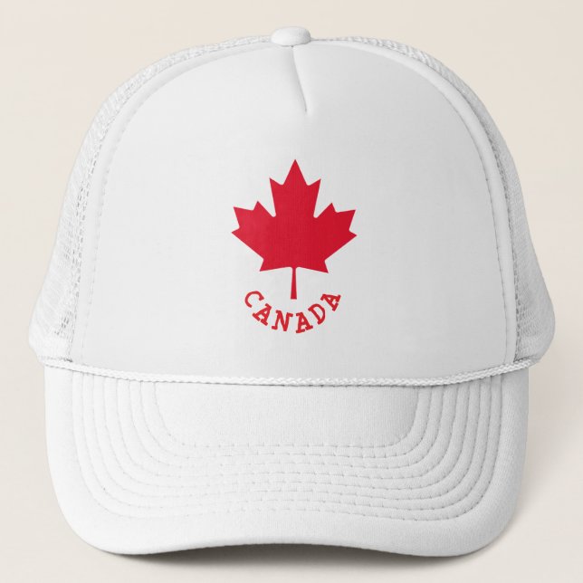Canadian Maple Leaf Trucker Hat (Front)