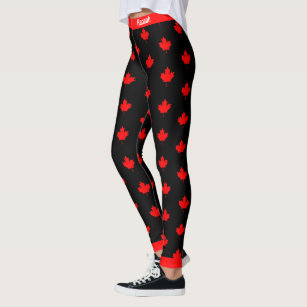 Awesome Canada Canadian Flag Leggings