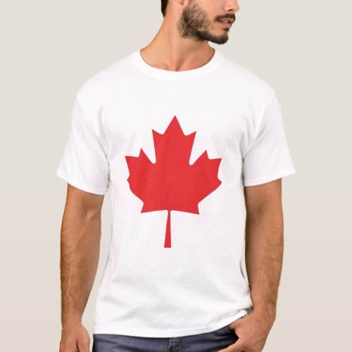 canadian maple red leaf T_Shirt