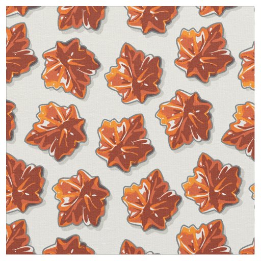 Canadian Maple Syrup Candy Pattern Fabric
