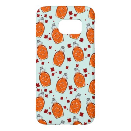 Canadian Maple Syrup Pattern Samsung Galaxy S7 Case