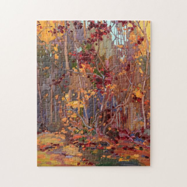Canadian Maple Tree Painting by Tom Thomson Jigsaw Puzzle (Vertical)
