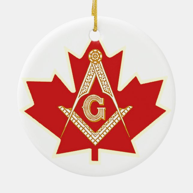 CANADIAN MASON CERAMIC ORNAMENT (Back)