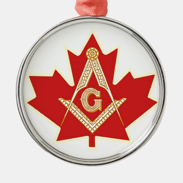 CANADIAN MASON METAL ORNAMENT (Front)