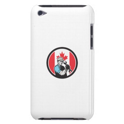 Canadian Mechanic Canada Flag Icon Barely There iPod Case