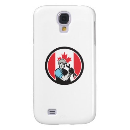 Canadian Mechanic Canada Flag Icon Galaxy S4 Case