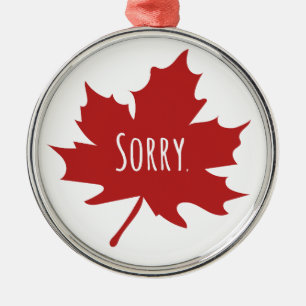 Canadian Metal Ornament