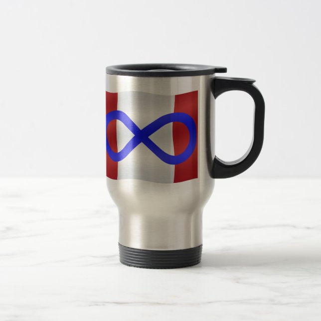 Canadian Metis Mugs Metis NationTravel Cup (Right)