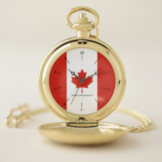 Canadian Metric Clock Pocket Watch
