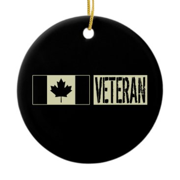 Canadian Military Veteran Ceramic Ornament Canadian Military Veteran Ceramic Ornament