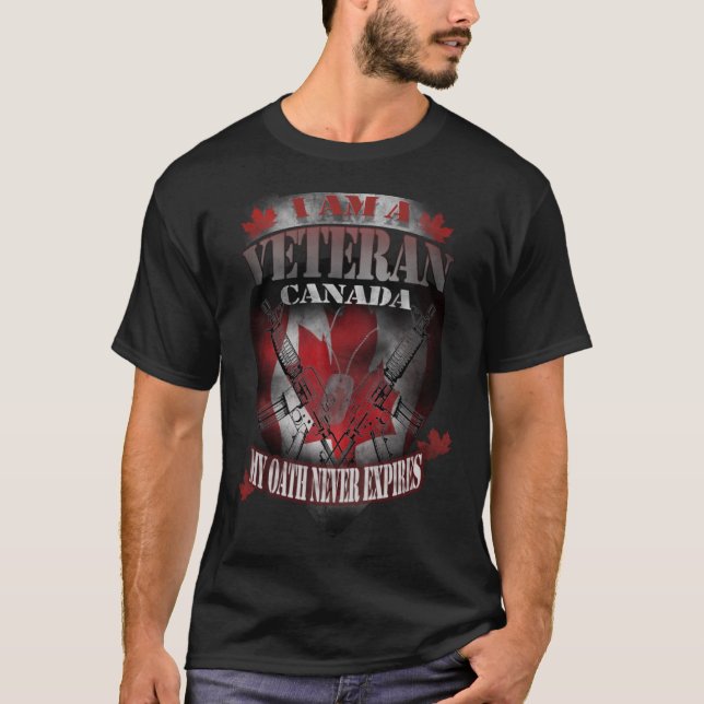 Canadian Military Veteran My Oath T-Shirt (Front)