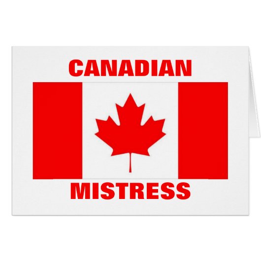 CANADIAN MISTRESS CARDS (Front Horizontal)