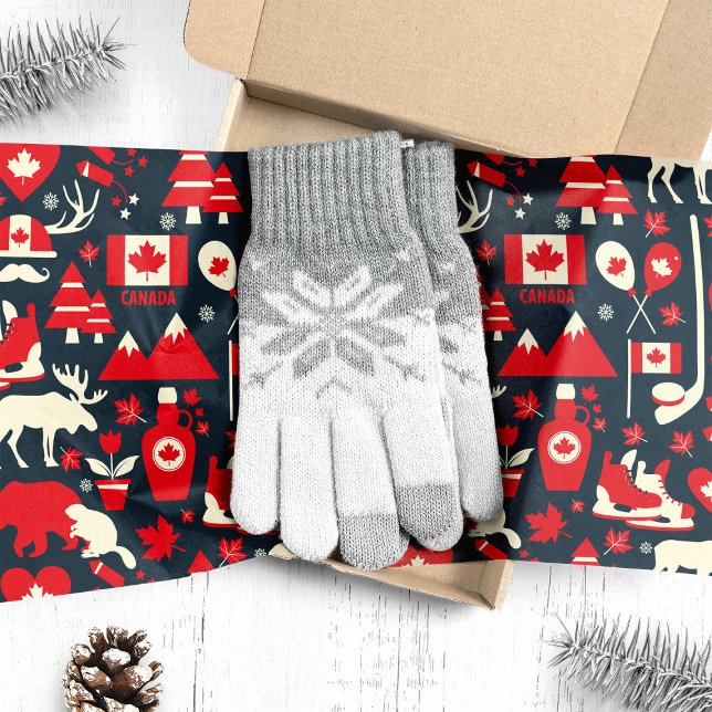 Canadian Moose Christmas Tissue Paper (Creator Uploaded)