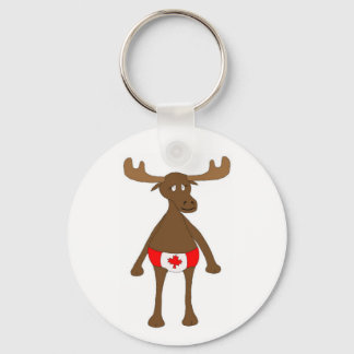 Canadian Moose Keychain