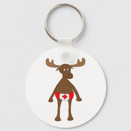 Canadian Moose Keychain