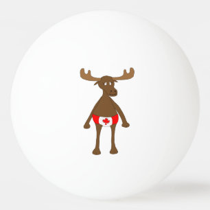 Canadian Moose Ping-Pong Ball