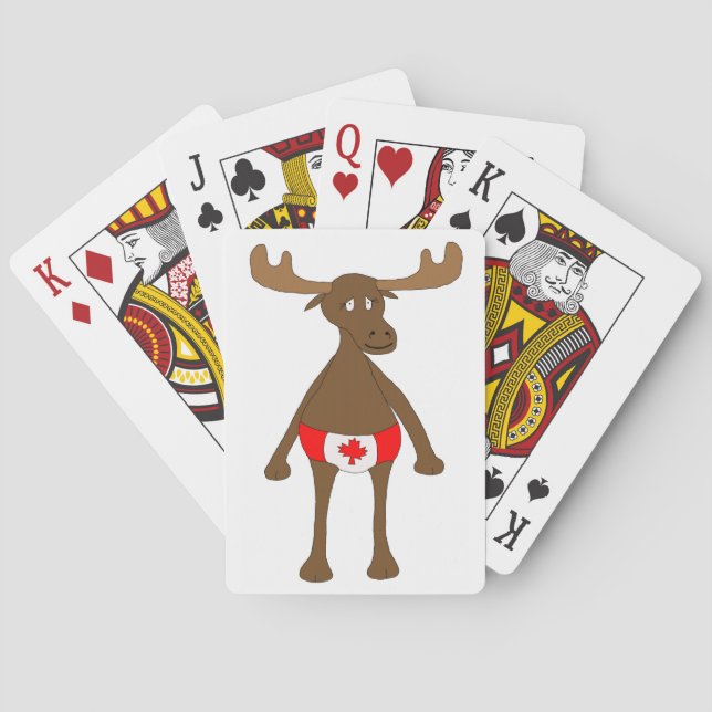 Canadian Moose Poker Cards (Back)