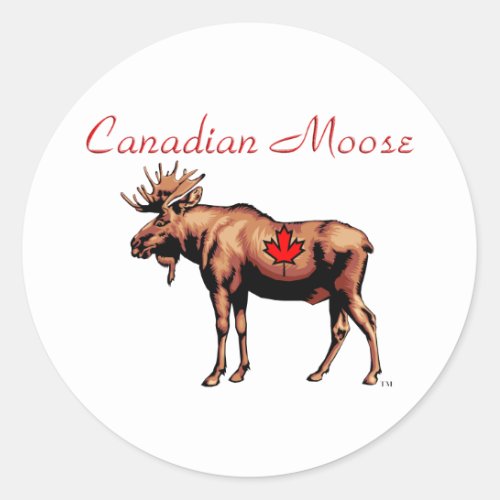 Canadian Moose Stickers