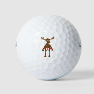 Canadian Moosey Moose Golf Balls