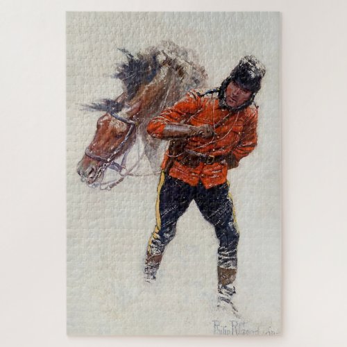 Canadian Mountie by Philip R Goodwin Jigsaw Puzzle