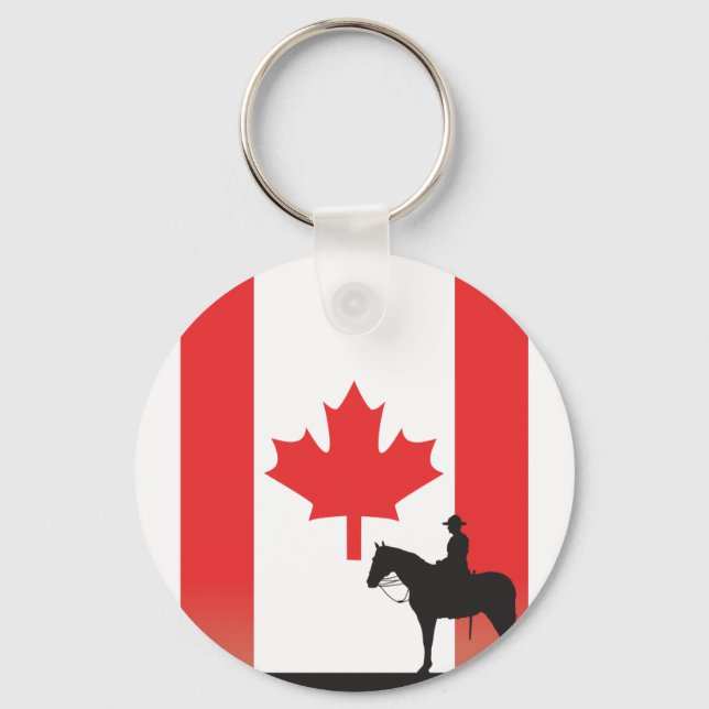 Canadian Mountie Keychain (Front)