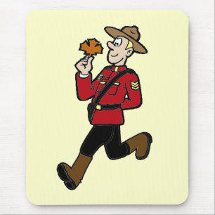 Canadian Mountie Mouse Pad