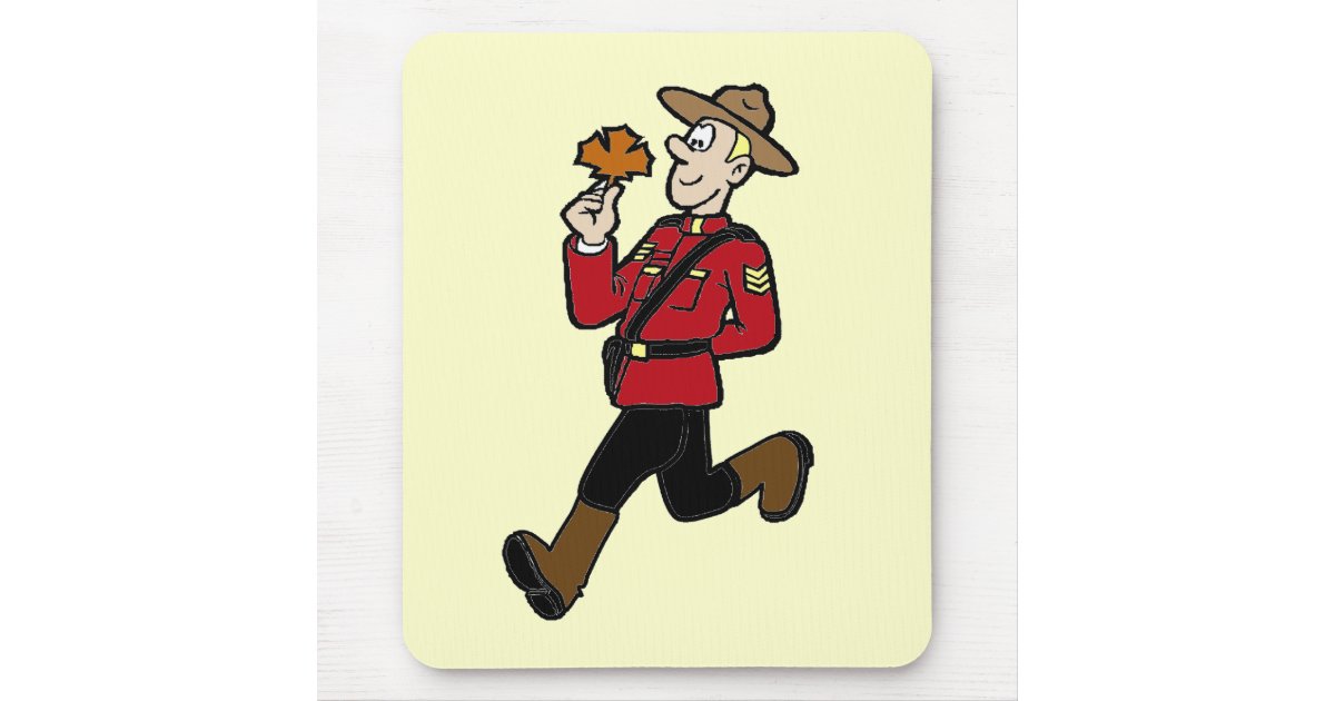 Canadian Mountie Mouse Pad | Zazzle