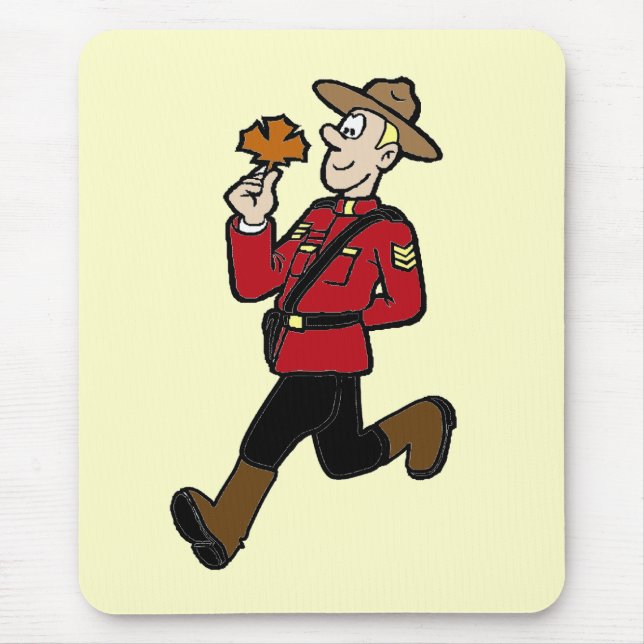 Canadian Mountie Mouse Pad (Front)