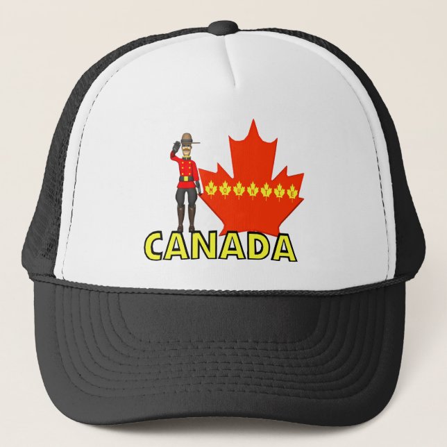 Canadian Mountie Trucker Hat (Front)