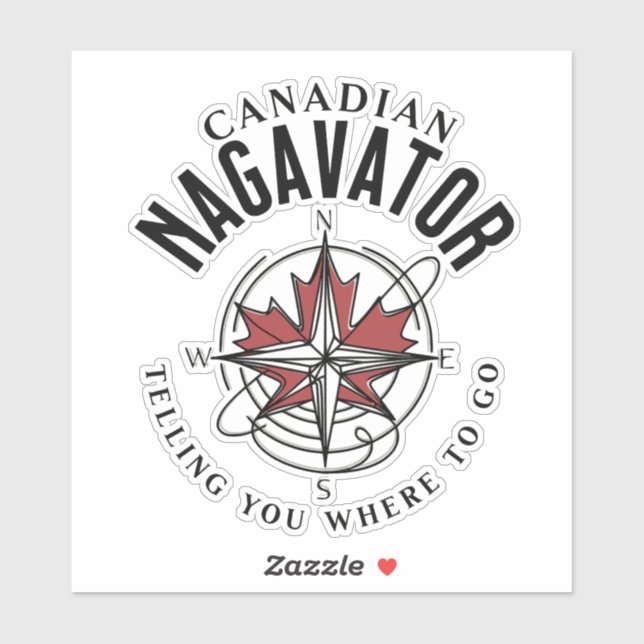 Canadian Nagavator Sticker (Sheet)