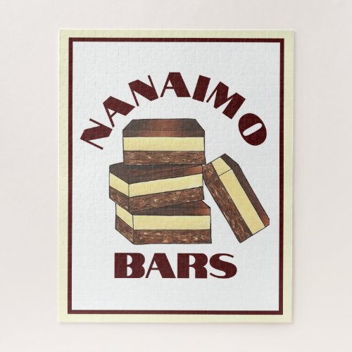 Canadian Nanaimo Bars Canada British Columbia Food Jigsaw Puzzle