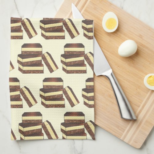 Canadian Nanaimo Bars Canada British Columbia Food Kitchen Towel