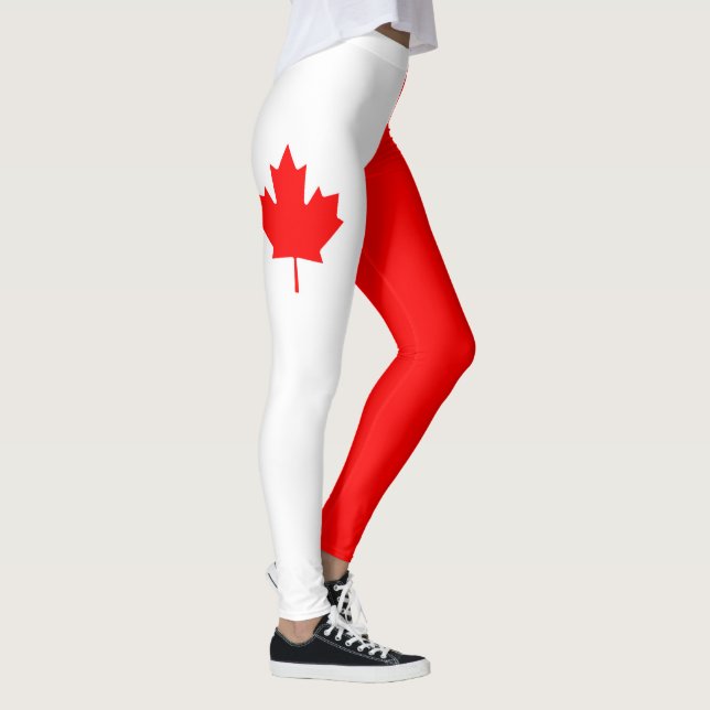 Canadian national flag leggings (Right)