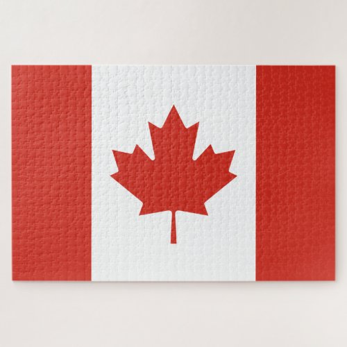 Canadian National Flag Maple Leaf Canada Flag Jigsaw Puzzle