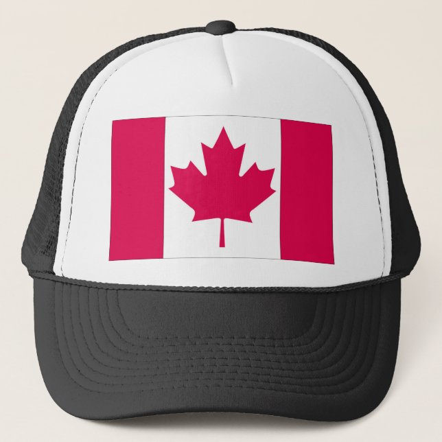 Canadian National Flag Trucker Hat (Front)
