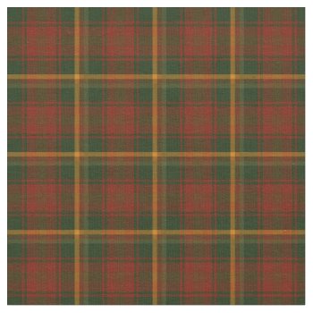 Canadian National Maple Leaf Tartan Fabric by plaidwerx at Zazzle