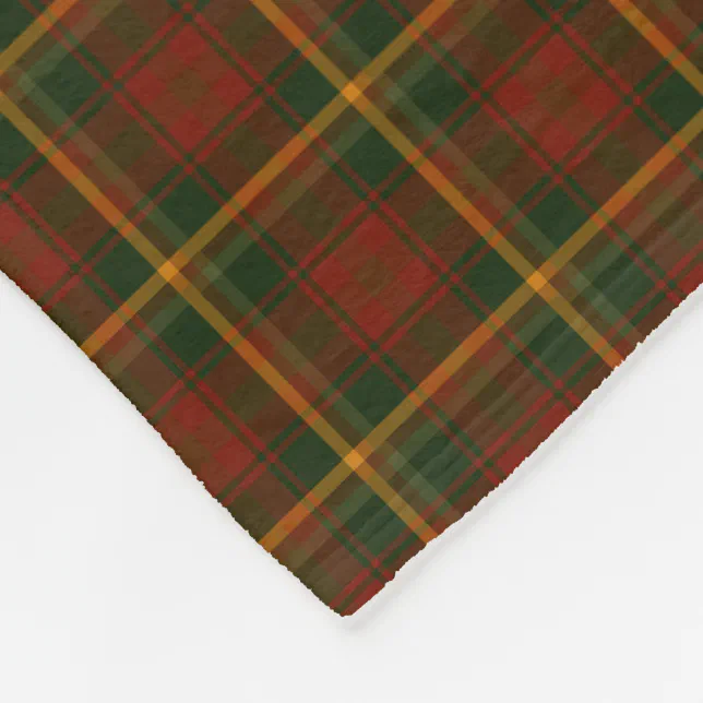 Canadian National Maple Leaf Tartan Fleece Blanket Zazzle