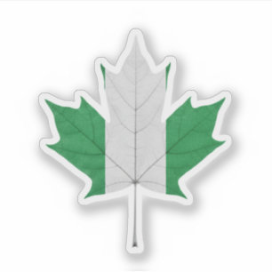 Canadian - Nigerian heritage Sticker