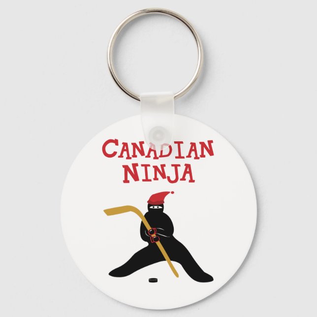 Canadian Ninja Keychain (Front)