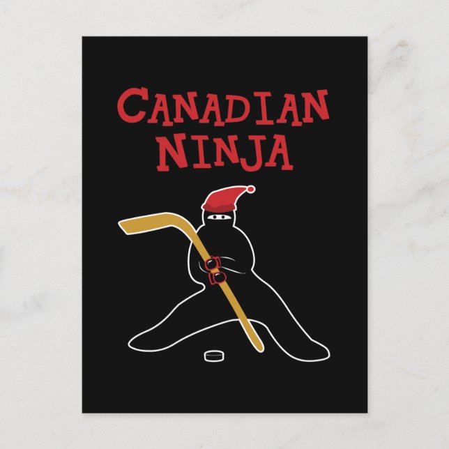 Canadian Ninja Postcard (Front)