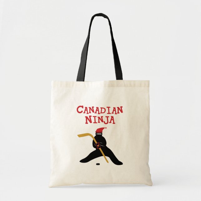 Canadian Ninja Tote Bag (Front)