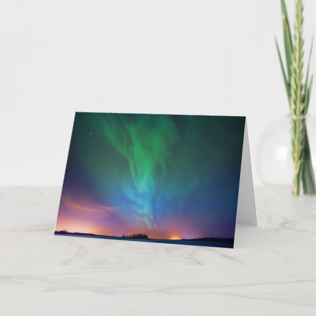 Canadian Northern Lights Card (Front)