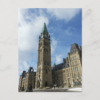 Canadian Parliament in Ottawa Postcard
