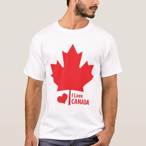 Canadian Patriot Canada Day Maple Leaf T_Shirt