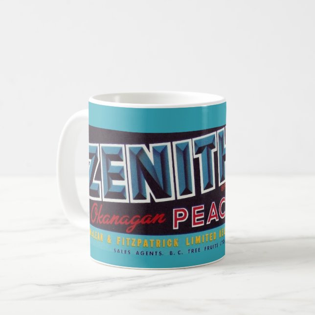 Canadian Peach Mug (Front Left)