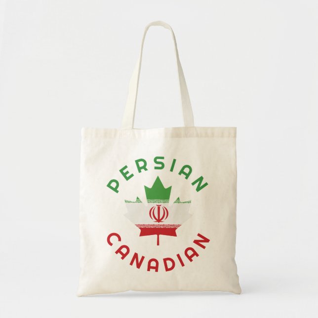 Canadian Persian Roots Tote Bag (Front)