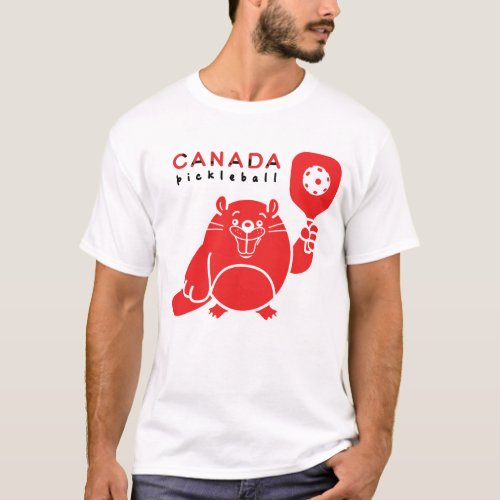 Canadian Pickleball Beaver T_Shirt