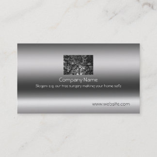 Canadian Pine, Fine Art on metallic-effect Business Card