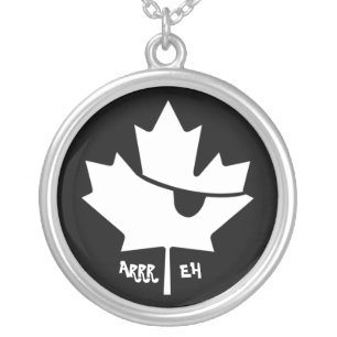 Canadian Pirate Maple Leaf Necklace